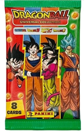 PACK 4 SOBRES  DRAGON BALL UNIVERSAL COLLECTION TC