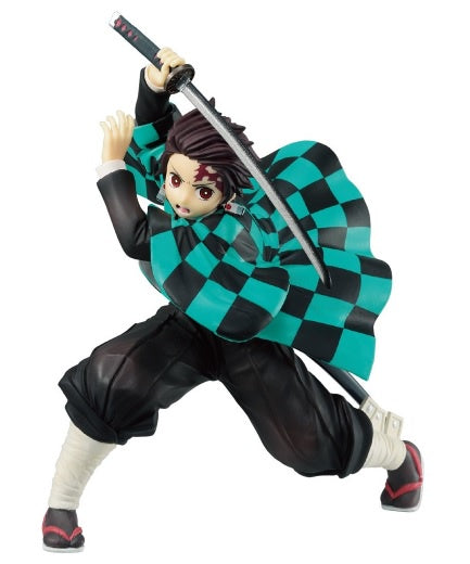 Kimetsu No Yaiba - Figurine Kamado Tanjiro Reprint Ver. Ichibansho Proceed With Unbreakable Heart And Sword