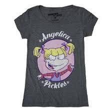 Mujer Rugrats Angelica gris obscuro M