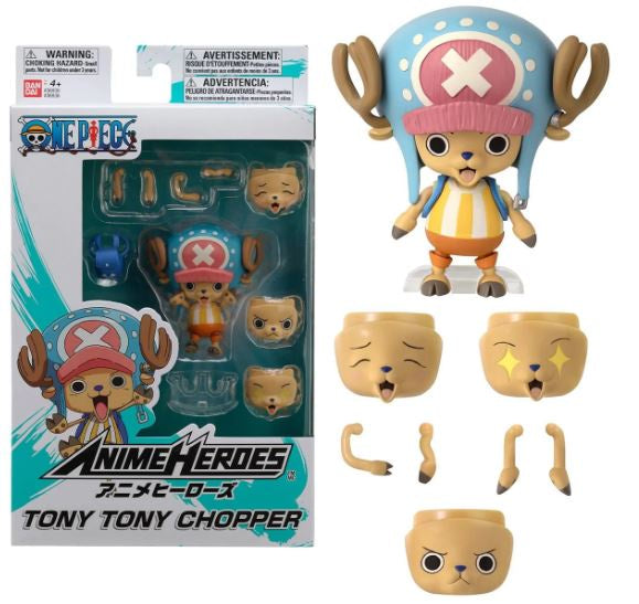 Anime Heroes One piece Chopper-Figuras-BANDAI-Akibara Xpress