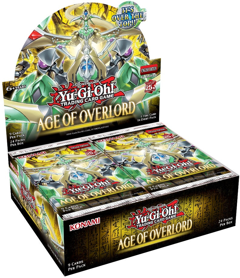 YU GI OH TCG AGE OF OVERLORD DISPLAY INGLES