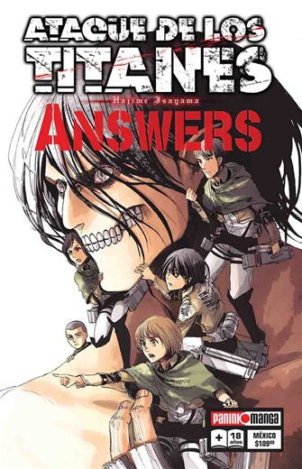 ATTACK ON TITAN ANSWERS-Mangas Panini-PANINI-Akibara Xpress
