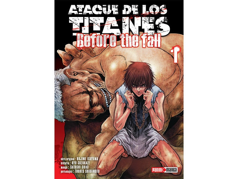 ATTACK ON TITAN BEFORE THE FALL N.1-Mangas Panini-PANINI-Akibara Xpress