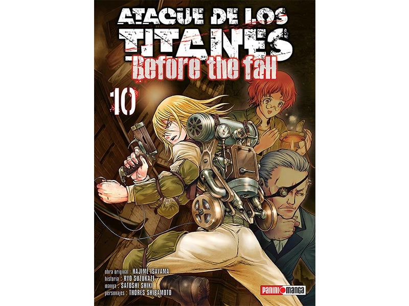 ATTACK ON TITAN BEFORE THE FALL N.10-Mangas Panini-PANINI-Akibara Xpress