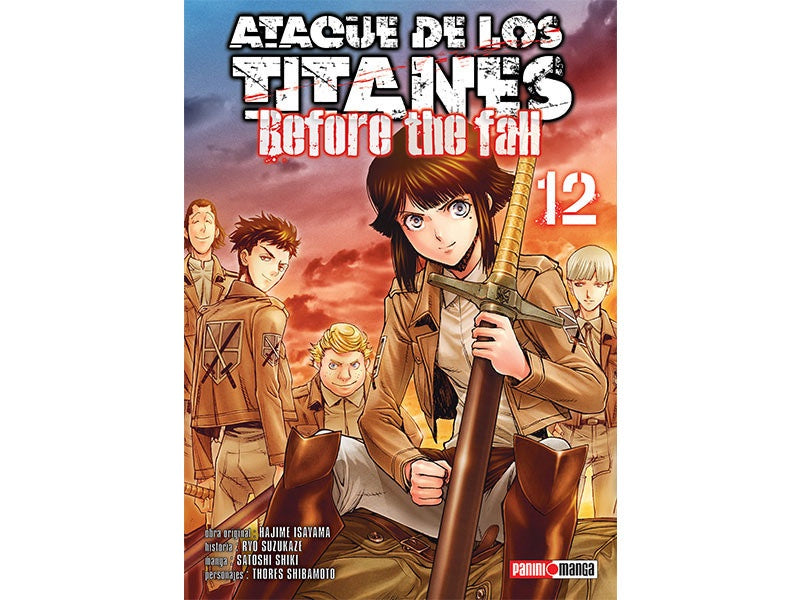 ATTACK ON TITAN BEFORE THE FALL N.12-Mangas Panini-PANINI-Akibara Xpress