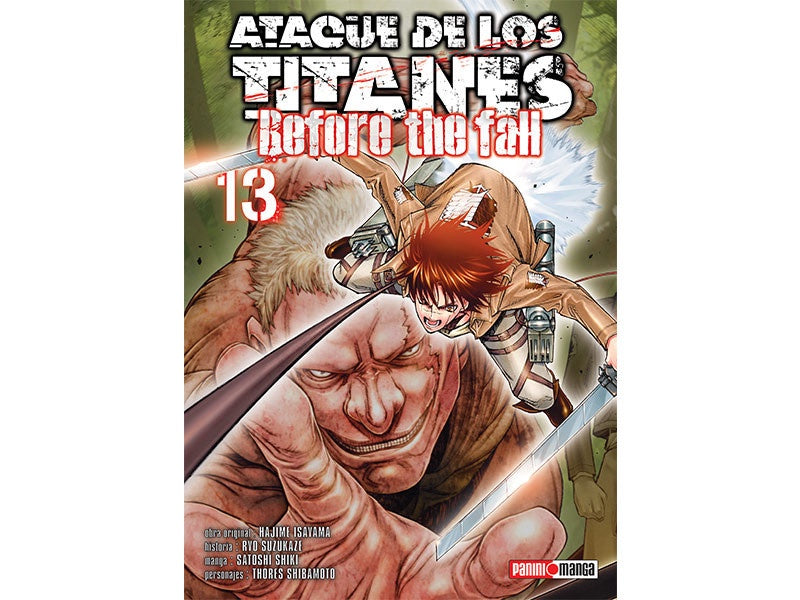 ATTACK ON TITAN BEFORE THE FALL N.13-Mangas Panini-PANINI-Akibara Xpress