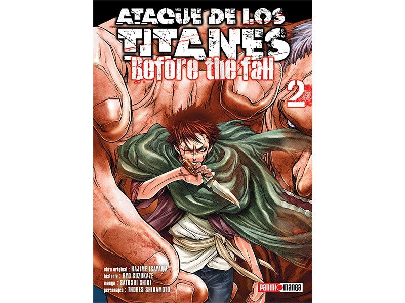 ATTACK ON TITAN BEFORE THE FALL N.2-Mangas Panini-PANINI-Akibara Xpress