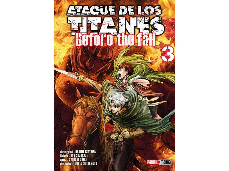 ATTACK ON TITAN BEFORE THE FALL N.3-Mangas Panini-PANINI-Akibara Xpress