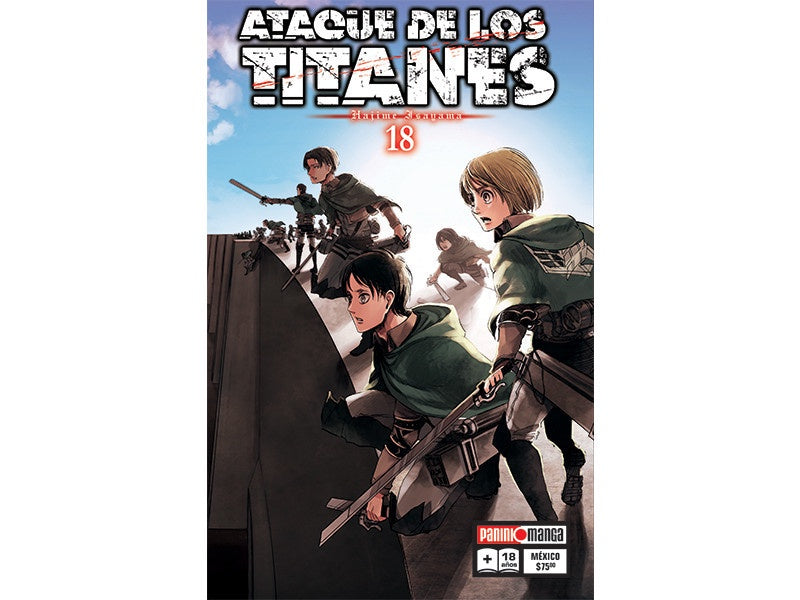 ATTACK ON TITAN N.18-Mangas Panini-PANINI-Akibara Xpress