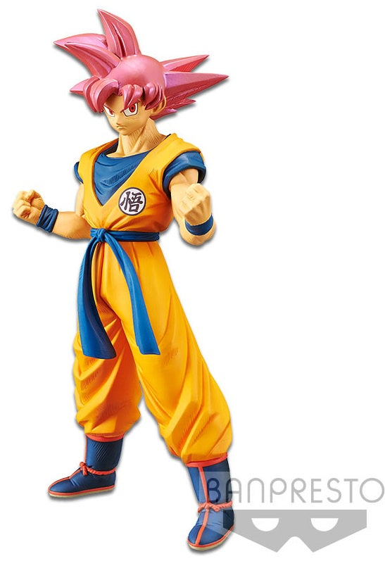 Banpresto Choukokubuyuuden Goku Super Saiyan God-Figuras-BANPRESTO-Akibara Xpress