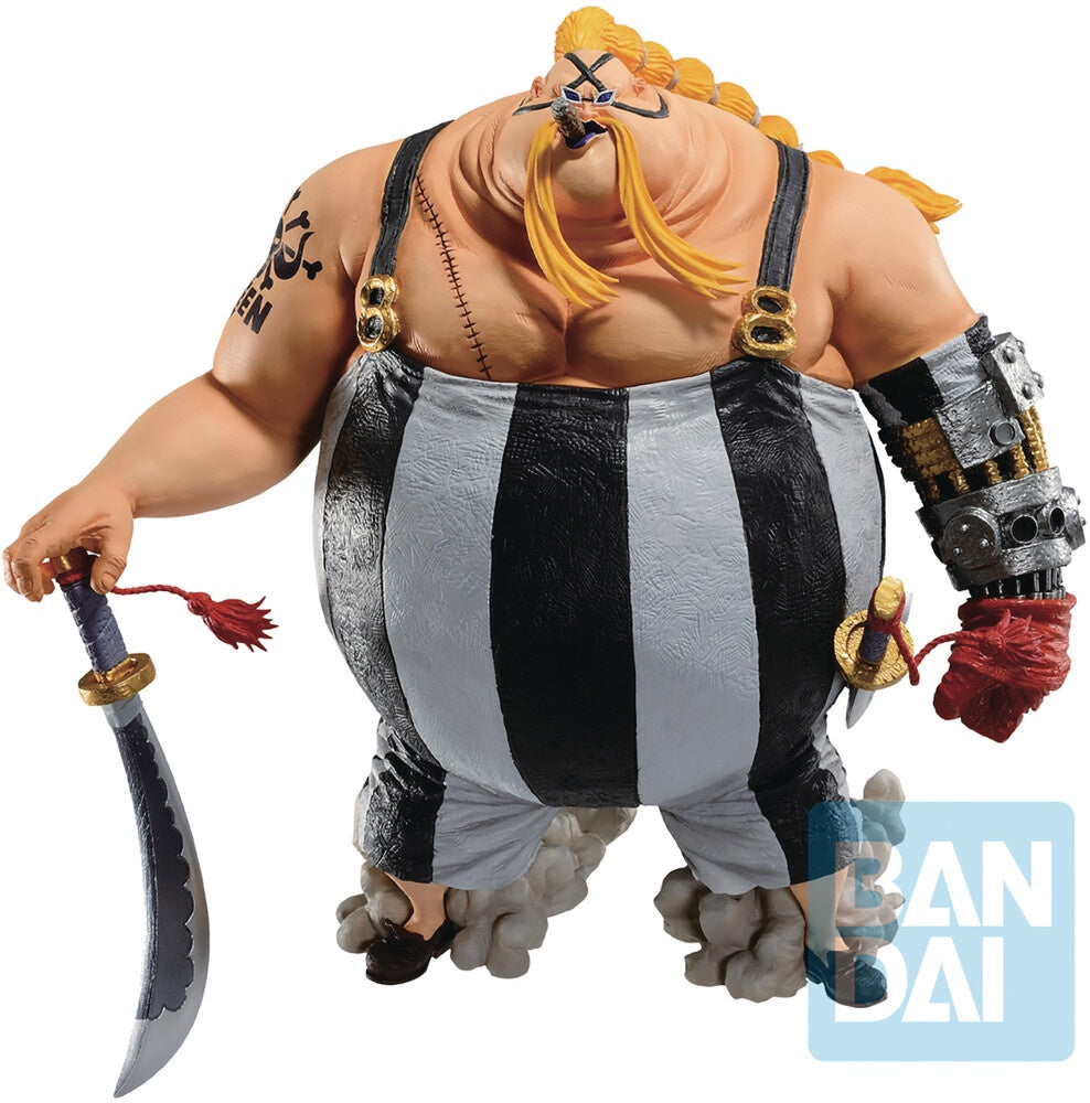 Banpresto Ichibansho one piece Queen The Fierce Men-Figuras-BANPRESTO-Akibara Xpress