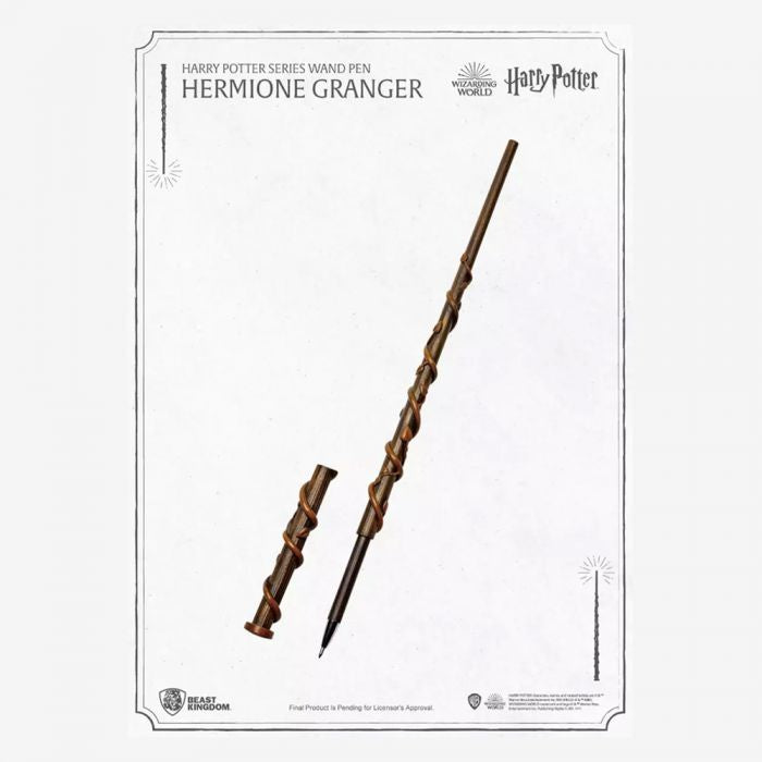 BOLÃGRAFO VARITA MÃGICA HERMIONE GRANGER 30 CM-Accesorios-BEAST KINGDOM-Akibara Xpress