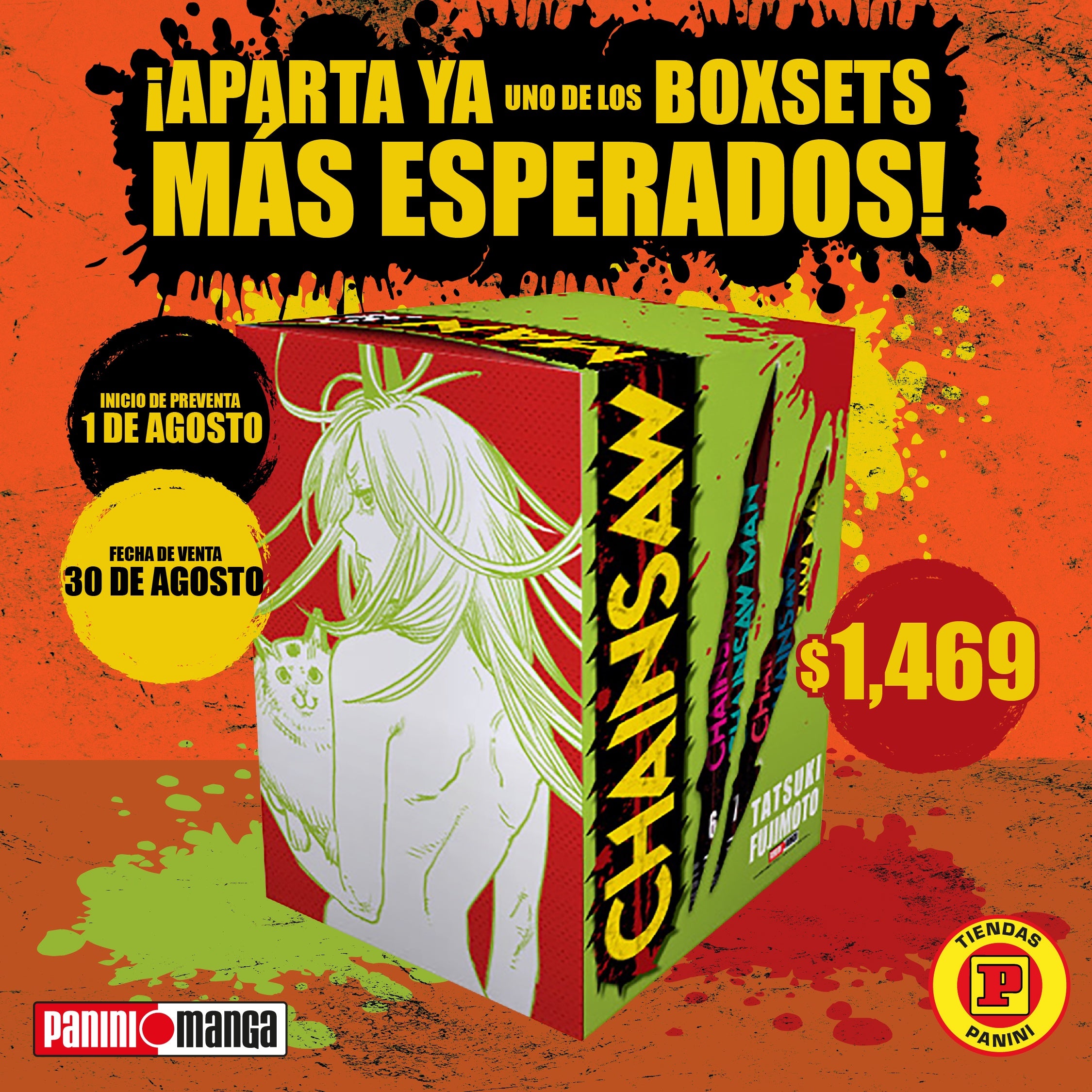 BOXSET CHAINSAW MAN 1 (1-11)-Boxset Panini-PANINI-Akibara Xpress