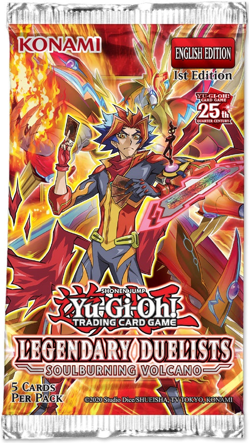 YU GI OH TCG LEGENDARY DUELISTS SOULBURNING VOLCANO BOOSTER