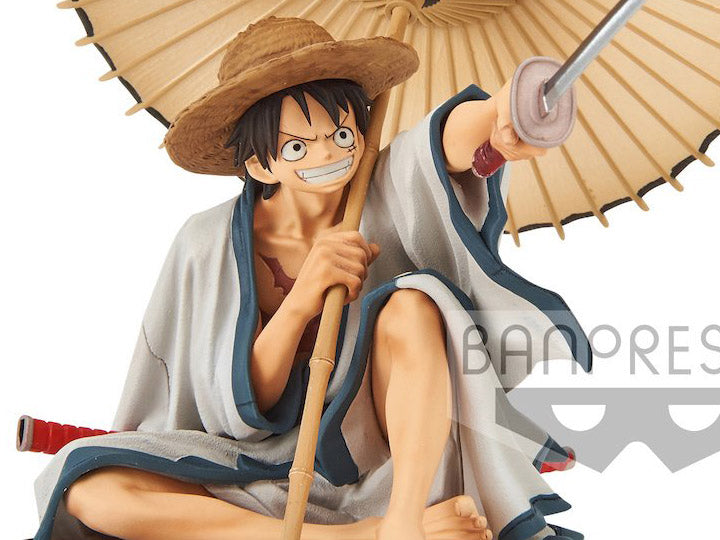 BWFC One Piece Vol. 6 Luffy Umbrella (Normal Color)-Figuras-BANPRESTO-Akibara Xpress