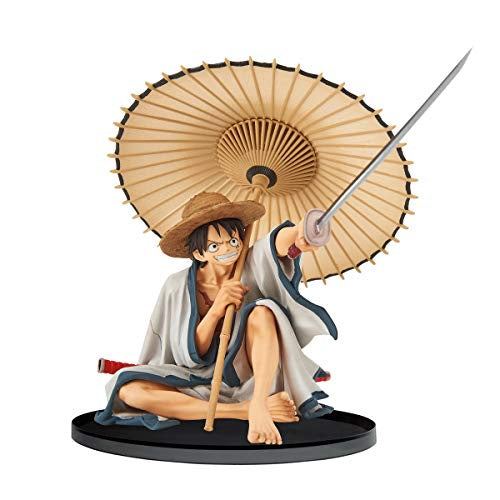 BWFC One Piece Vol. 6 Luffy Umbrella (Normal Color)-Figuras-BANPRESTO-Akibara Xpress