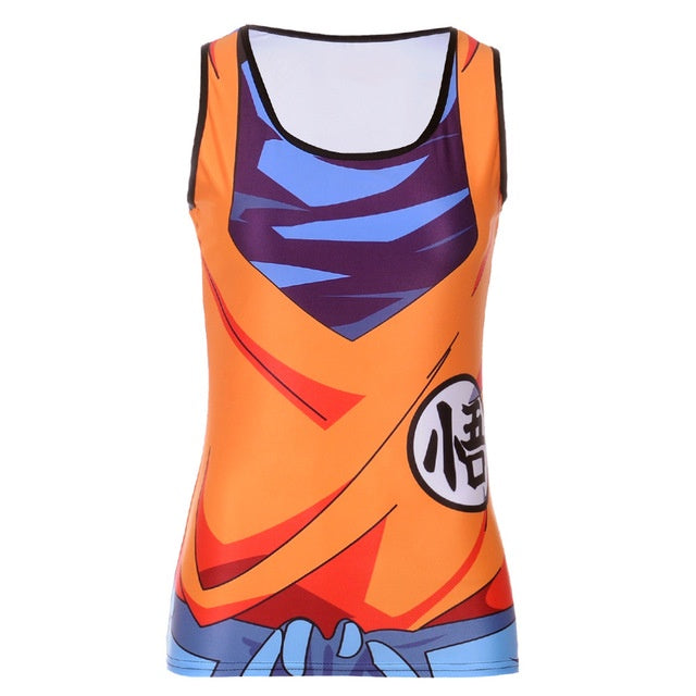 Camisa Sin Mangas Goku XXL-Ropa-Black Widow-Akibara Xpress