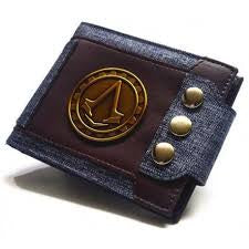 Cartera Assassins Creed Mezclilla Broches-Carteras-Carteras-Akibara Xpress