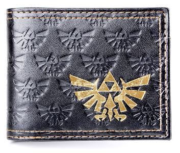 Cartera Piel Zelda Logo Oro-Carteras-Accesorios Genericos-Akibara Xpress