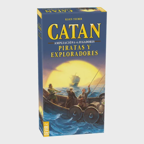 CATAN PIRATAS Y EXPLORADORES AMPLIACION 5-6 JUGADORES-Juegos De Mesa-Juegos de Mesa-Akibara Xpress