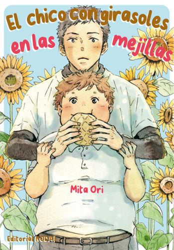 El chico con girasoles en las mejillas EUROPA