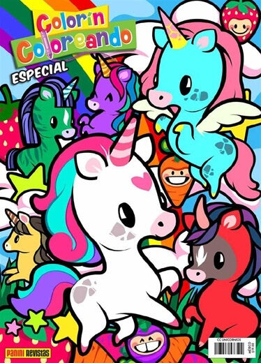 COLORÍN COLOREANDO ESPECIAL UNICORNIOS-Comics-PANINI-Akibara Xpress