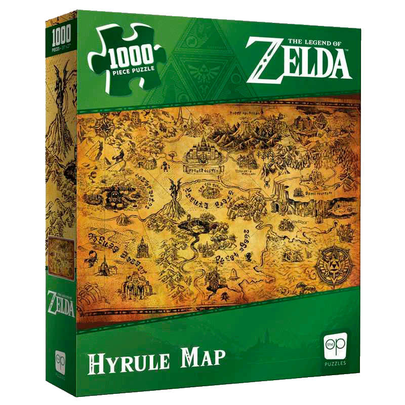 PUZZLE: THE LEGEND OF ZELDA - HYRULE MAP - 1000 PZ