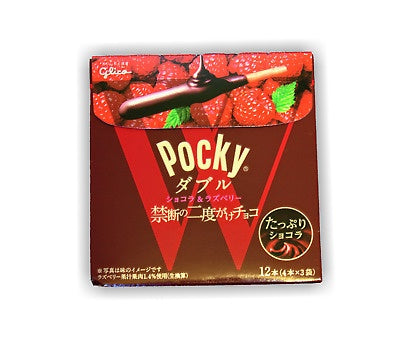 Pocky Doble Chocolate y Frambuesa 55g