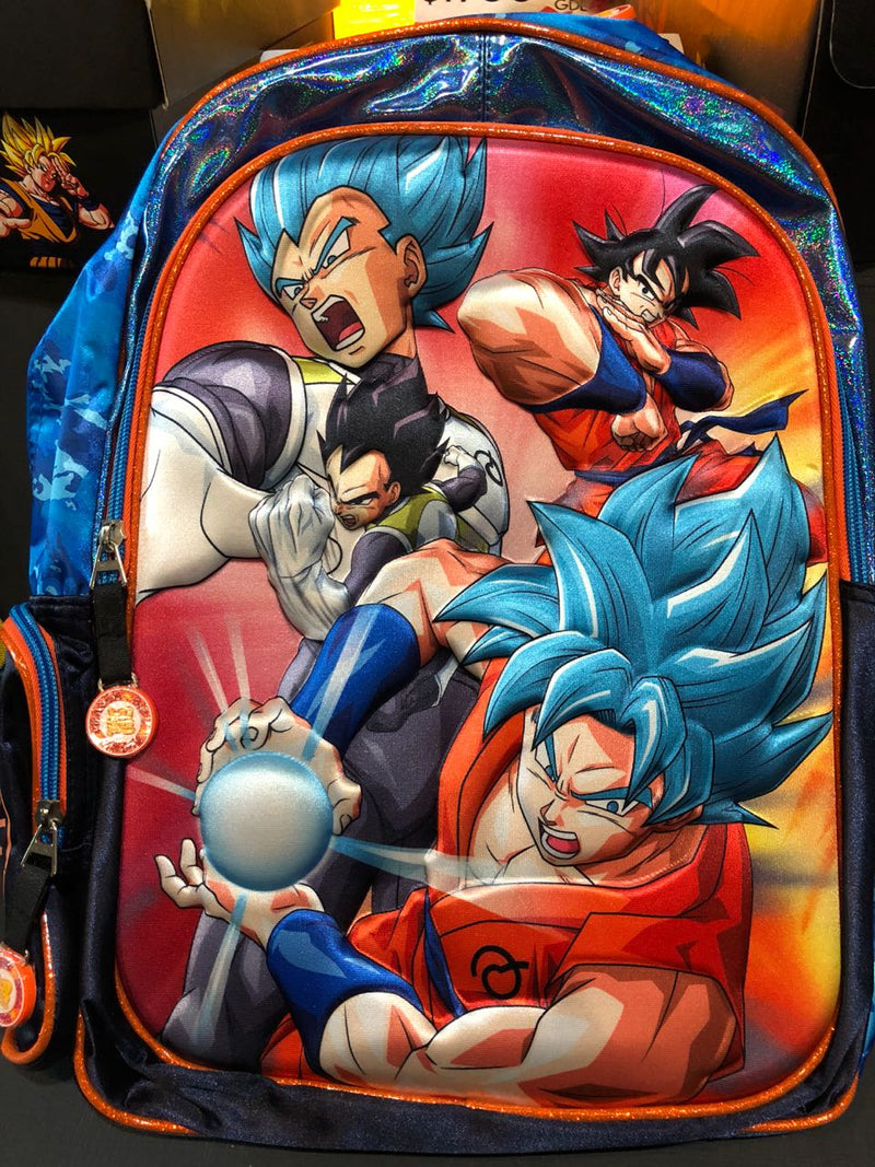 Mochila DBSuper Transformaciones Goku y Vegeta