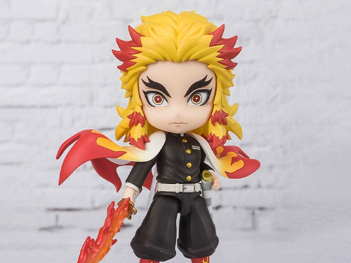 Demon Slayer: Kimetsu no Yaiba Figuarts mini Kyojuro Rengoku (Flame Breathing Ver.)-Figuras-BANDAI SPIRITS-Akibara Xpress