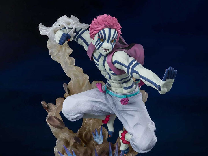 Demon Slayer: Kimetsu no Yaiba the Movie: Mugen Train FiguartsZERO Akaza (Upper Three)-Figuras-BANDAI-Akibara Xpress