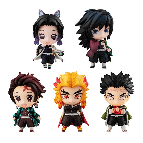 DEMON SLAYER TANJIRO & THE HASHIRAS MASCOT SET A-Figuras-MEGAHOUSE-Akibara Xpress