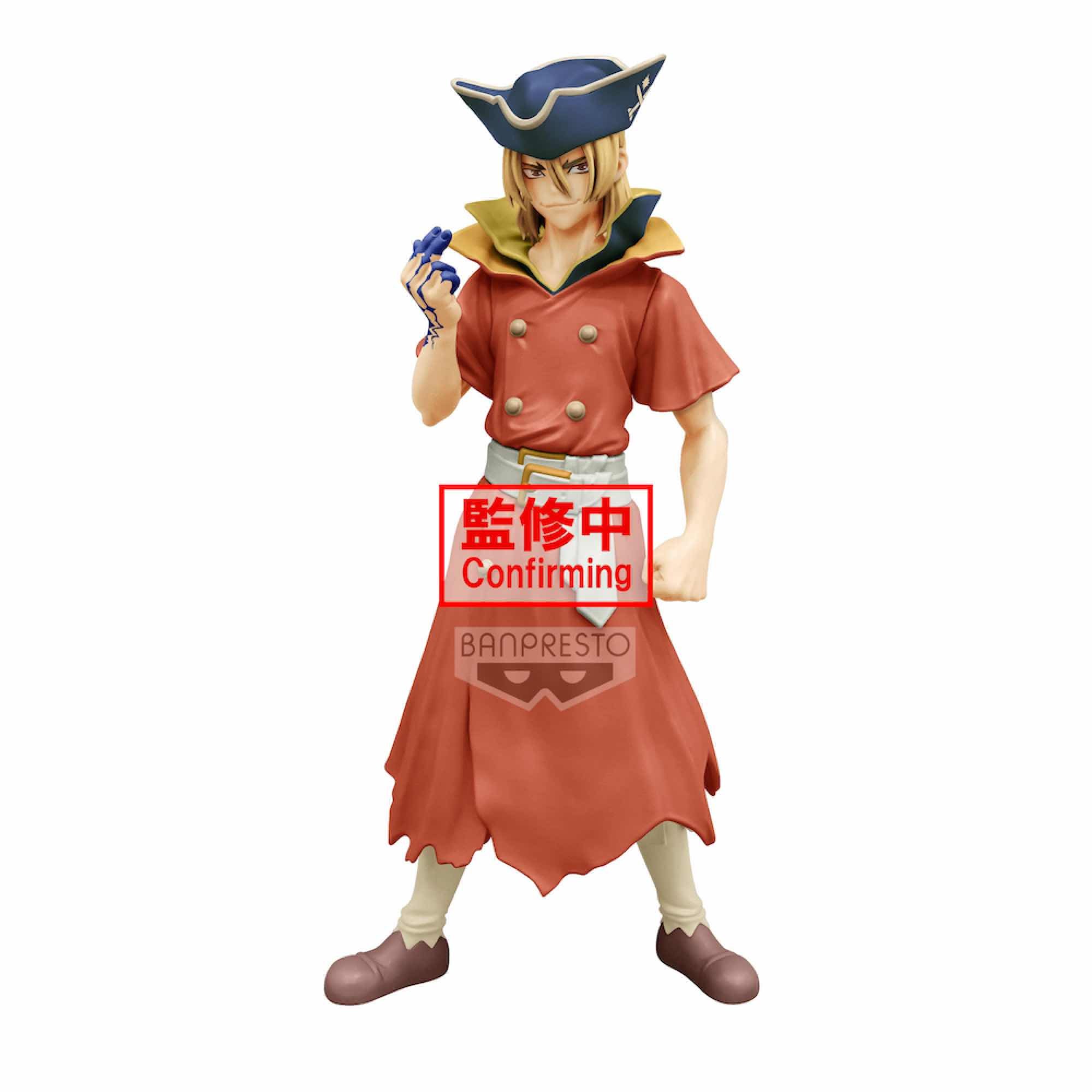 Dr. Stone Ryusui Nanami Figure of Stone World Statue-Figuras-BANPRESTO-Akibara Xpress