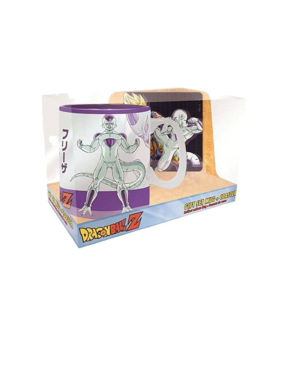 DRAGON BALL Z - Goku vs. Frieza Taza y portavasos Set-Tazas-ABYSTYLE-Akibara Xpress