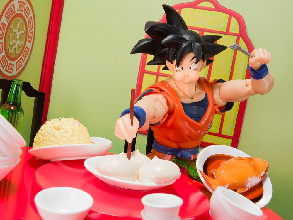 Dragon Ball Z S.H.Figuarts Goku Eating Scene Set-Figuras-BANDAI SPIRITS-Akibara Xpress
