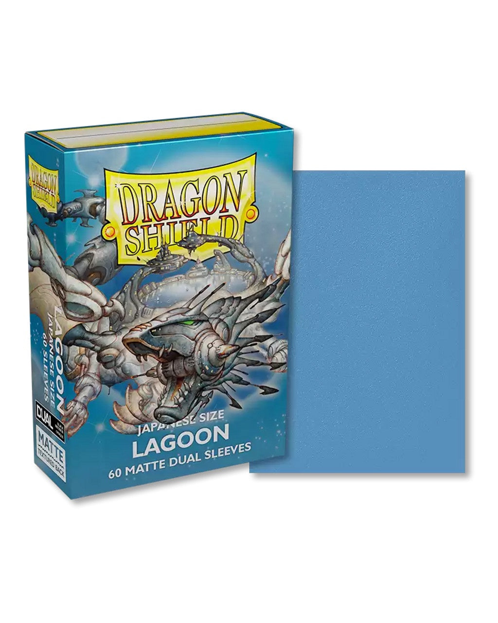 DRAGON SHIELD MICAS: JAPANESE-MATTE LAGOON 60CT-TCG-DEVIR-Akibara Xpress