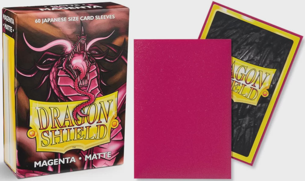 Dragon Shield MICAS: Japanese- Matte Magenta (60)-TCG-DRAGON SHIELD-Akibara Xpress