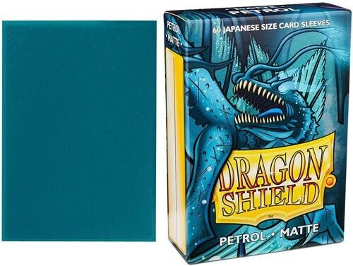 Dragon Shield Micas: Japanese- Matte Petrol (60)-TCG-Juegos de Mesa-Akibara Xpress