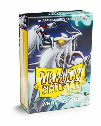 Dragon Shield Micas: Japanese- Matte White (60 ct.)-TCG-Juegos de Mesa-Akibara Xpress