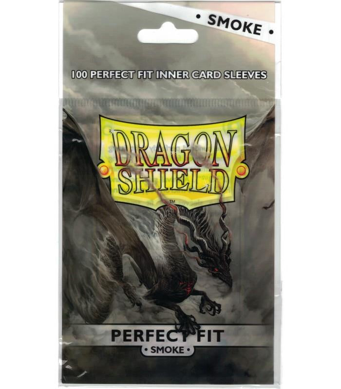 Dragon Shield MICAS: Perfect Fit Standard- Clear/Smoke (100 ct.)-TCG-DRAGON SHIELD-Akibara Xpress