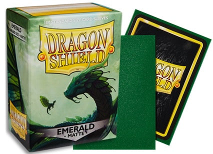 Dragon Shield MICAS: Standard- Matte Emerald (100 ct.)-TCG-DRAGON SHIELD-Akibara Xpress