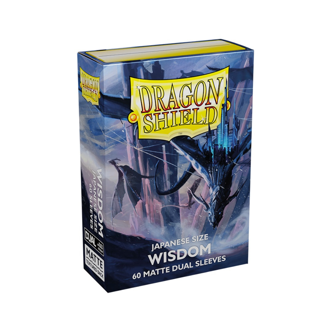 Dragon Shield Sleeves: Japanese DUAL- Matte Wisdom (60 ct.)-TCG-DRAGON SHIELD-Akibara Xpress