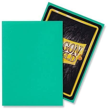 Dragon Shield Sleeves: Standard- Matte Mint (100 ct.)-TCG-DRAGON SHIELD-Akibara Xpress