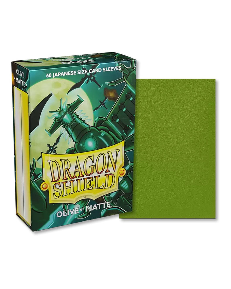 DRAGON SHIELD MICAS: JAPANESE-MATTE OLIVE 60CT