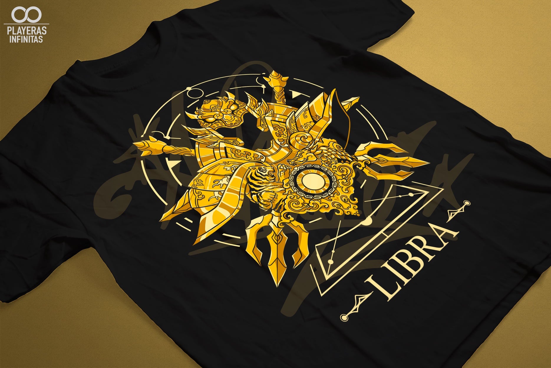 PLAYERA CABALLEROS LIBRA