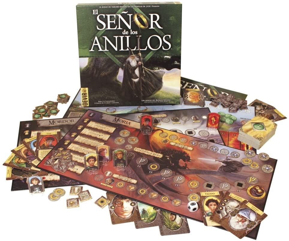 EL SEÑOR DE LOS ANILLOS - EDICION 20 ANIVERSARIO-Juegos De Mesa-Juegos de Mesa-Akibara Xpress