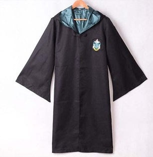 Harry Potter capa verde slytherin L