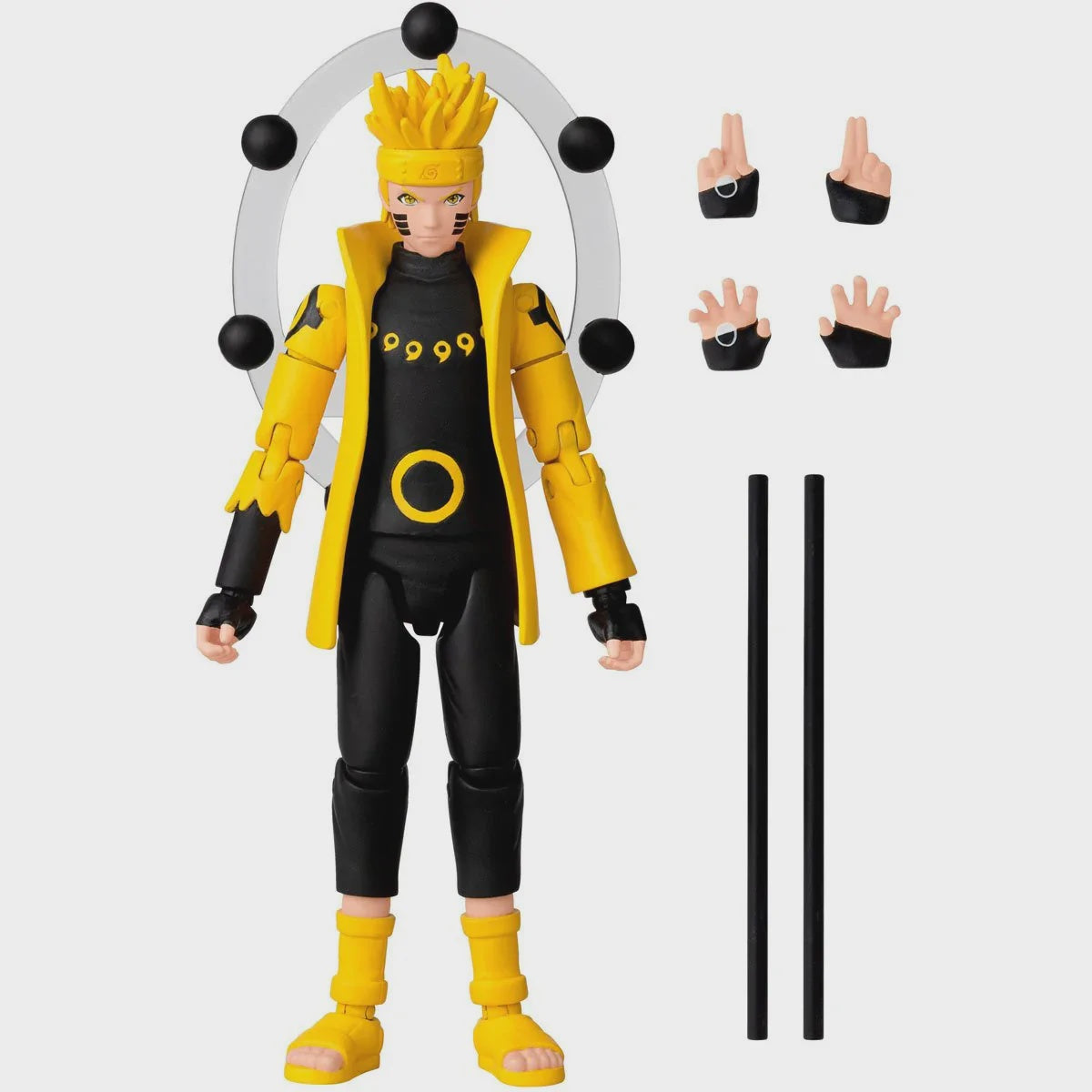 Bandai Anime Heroes: Naruto - Naruto Modo Sabio de los 6 Caminos Figura de Accion