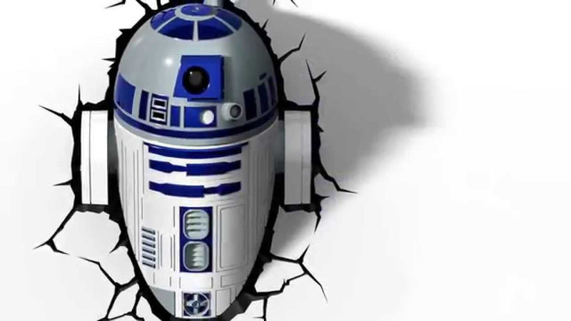 R2-D2 3D Deco Light