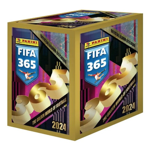 CAJA CON 50 SOBRES DE ESTAMPAS  FIFA 365 2024